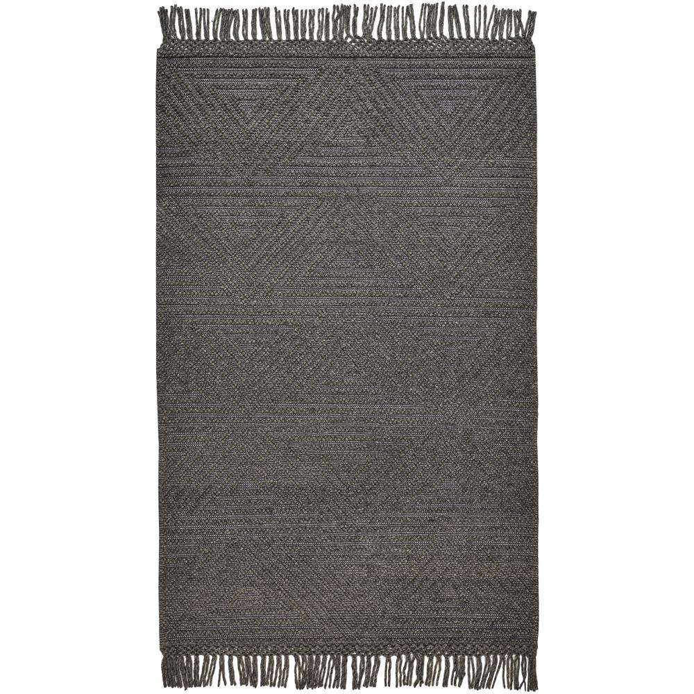 Phoenix Contemporary Moroccan Style Accent Rug, Charcoal Gray, 3ft-6in x 5ft-6in, 8820810FSLTGRYC50. Picture 2