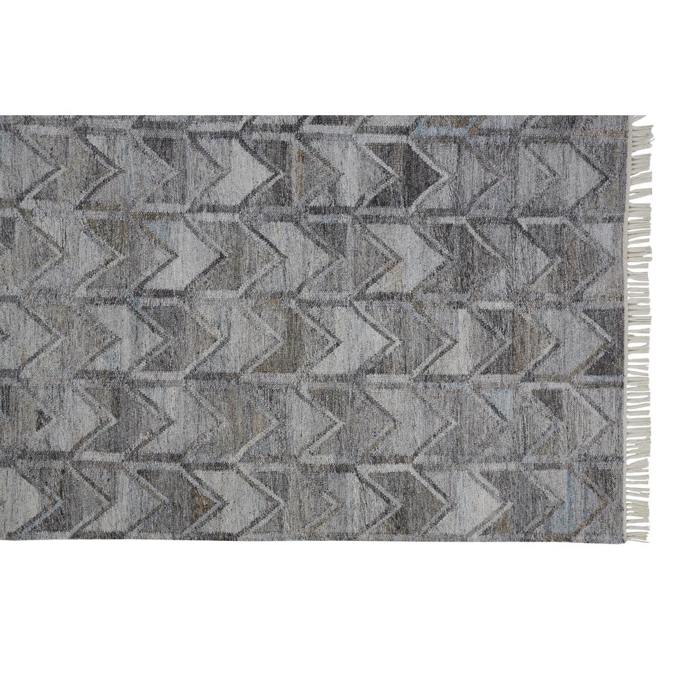 Beckett Eco-Friendly Moroccan Chevron Rug, Light/Dark Gray, 3ft-6in x 5ft-6in, 8900813FGRY000C50. Picture 3