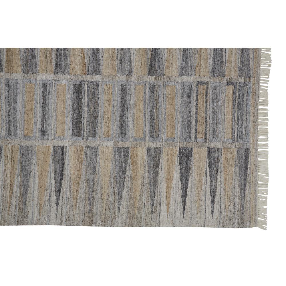 Beckett Eco-Friendly Moroccan Mosaic Rug, Latte Tan/Gray, 3ft-6in x 5ft-6in, 8900817FGRYBGEC50. Picture 3