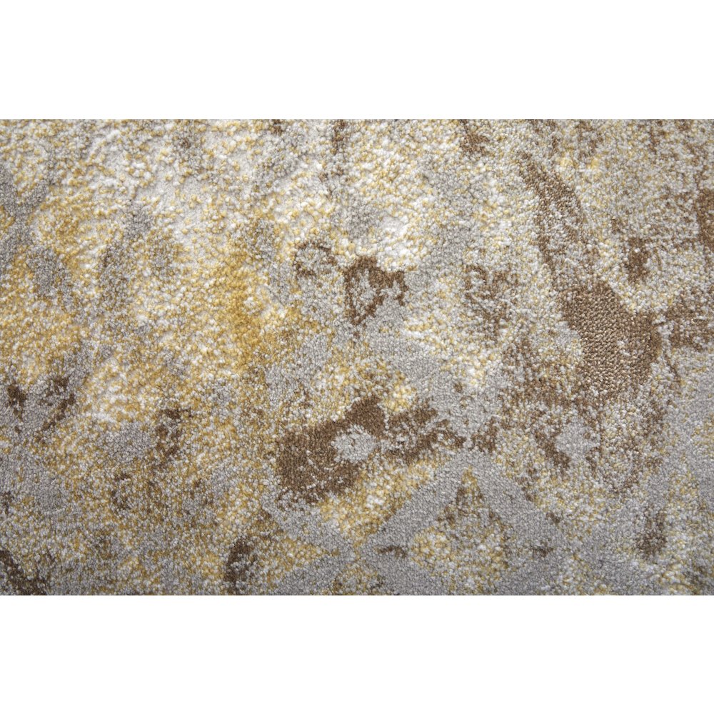 Waldor Modern Watercolor, Brown/Tan/Ivory, 1'-8" x 2'-10" Accent Rug. Picture 7