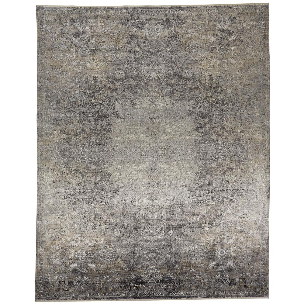 Sarrant Vintage Space-Dyed Rug, Stone Gray, 2ft x 3ft Accent Rug, 9193964FSTN000P00. Picture 2