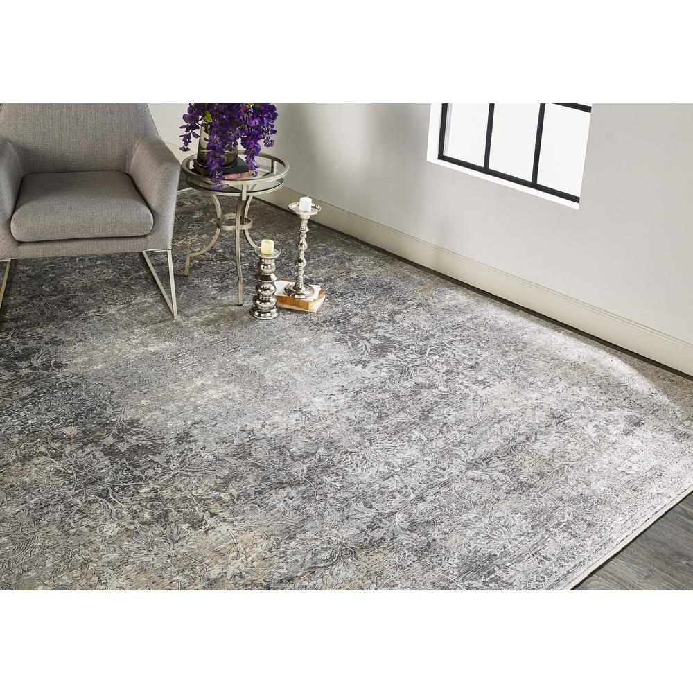 Sarrant Vintage Space-Dyed Rug, Stone Gray, 2ft x 3ft Accent Rug, 9193964FSTN000P00. Picture 1