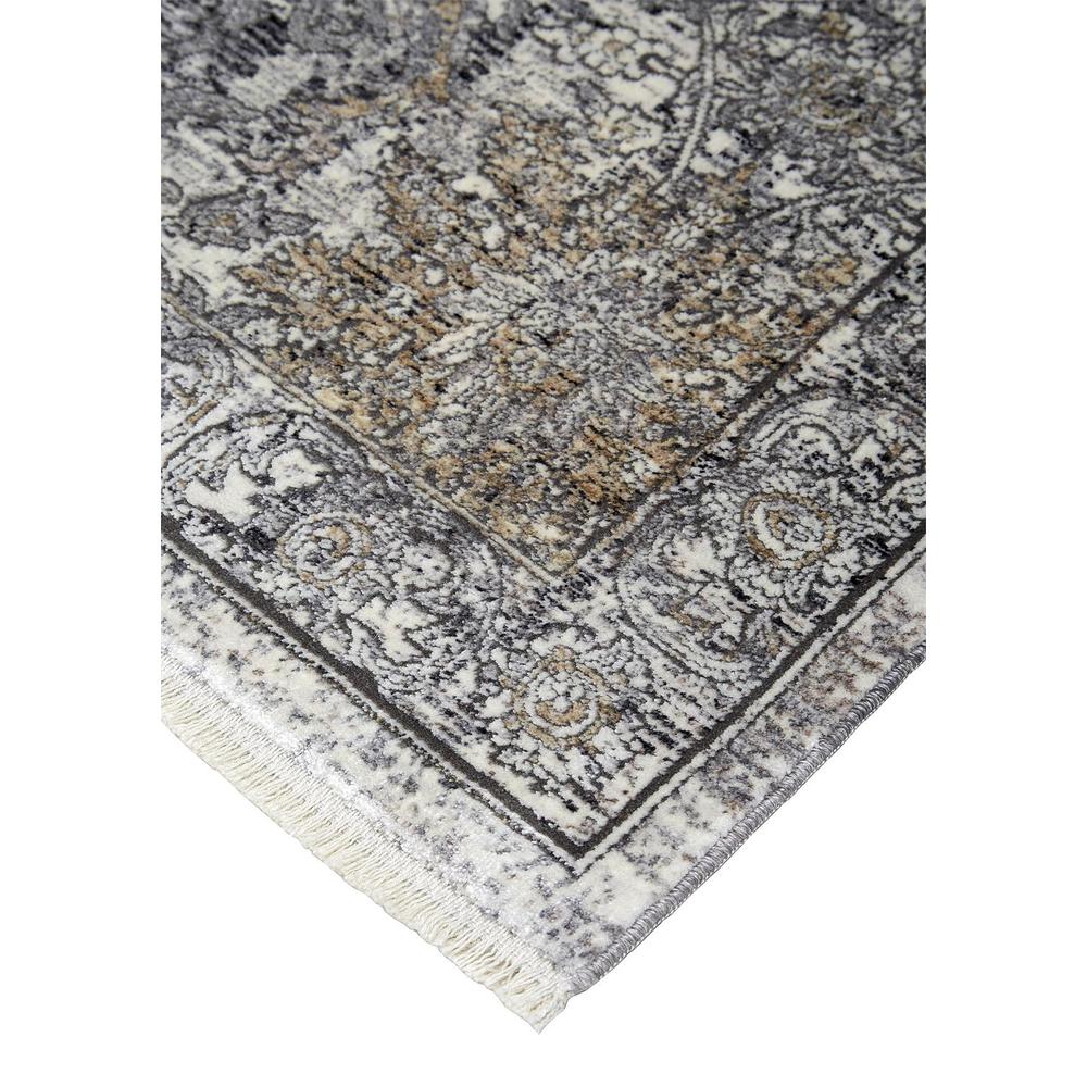 Sarrant Vintage Space-Dyed Rug, Pewter/Stone Gray, 2ft x 3ft Accent Rug, 9193965FSND000P00. Picture 3