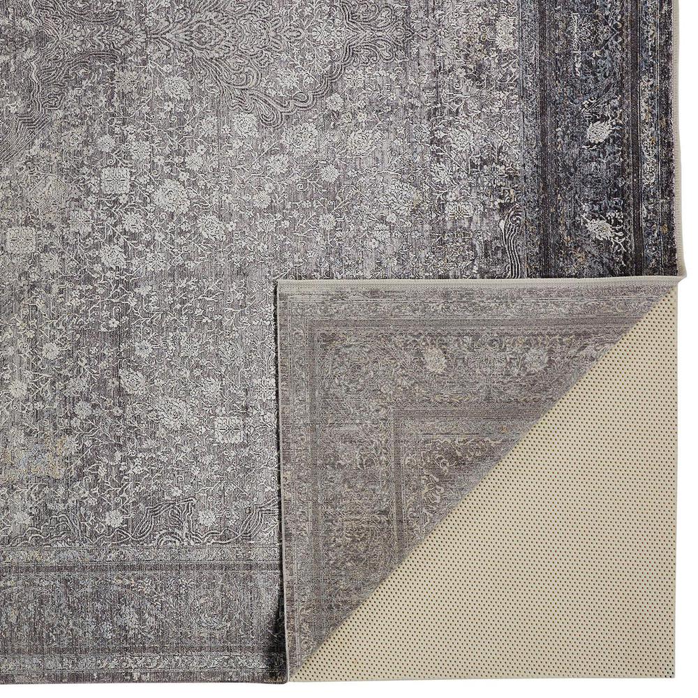 Sarrant Vintage Space-Dyed Rug, Charcoal Gray, 2ft x 3ft Accent Rug, 9193967FCHL000P00. Picture 3
