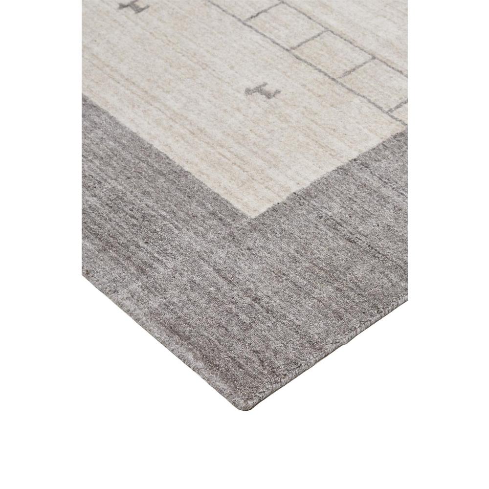 Legacy Contemporary Gabbeh Rug, Beige/Opal Gray, 3ft - 6in x 5ft - 6in Accent Rug, 9836577FBGE000C50. Picture 3