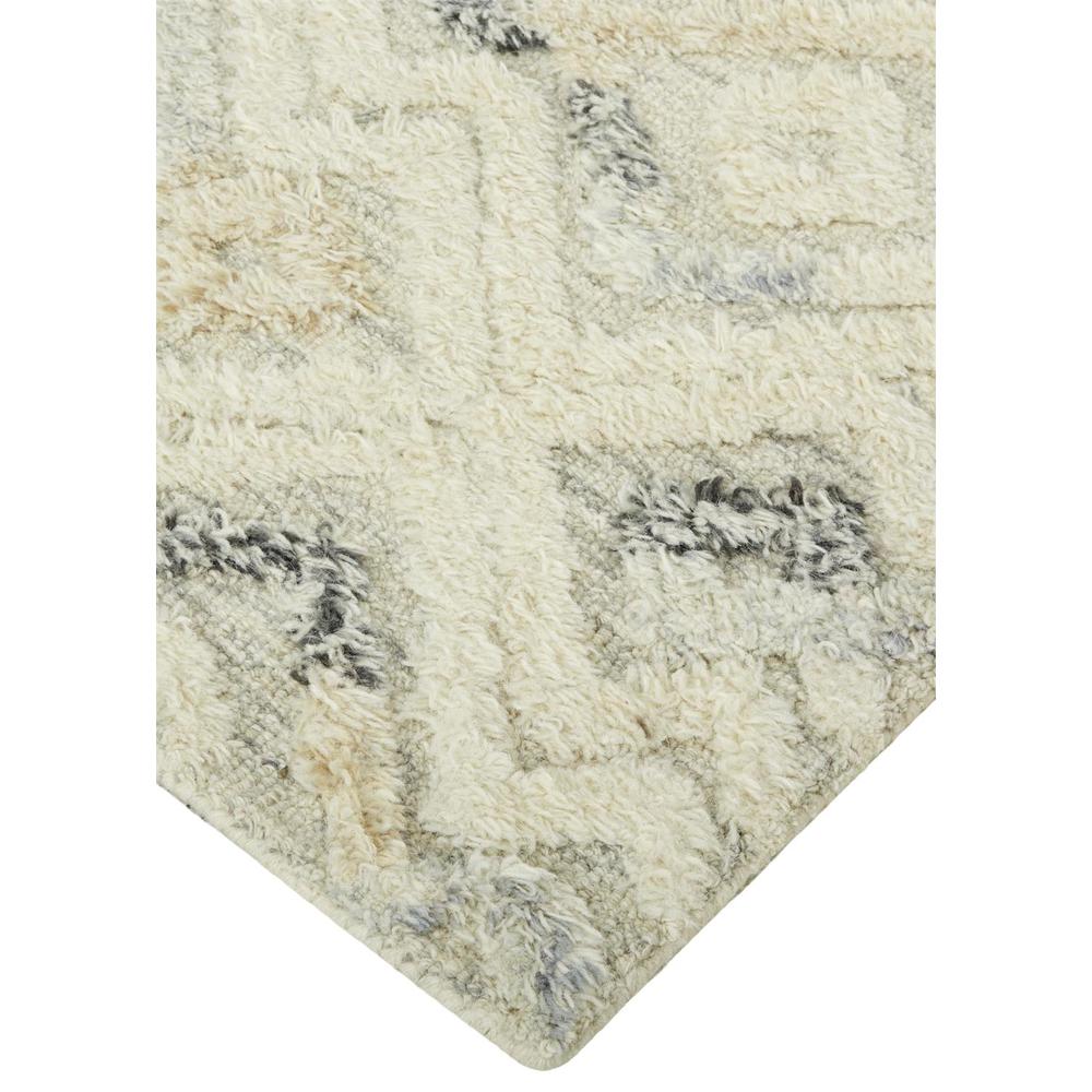 Anica Moroccan Diamond Wool Tufted Accent Rug, Ivory/Chambray Blue, 2ft x 3ft, ANC8004FIVYBLUP00. Picture 3