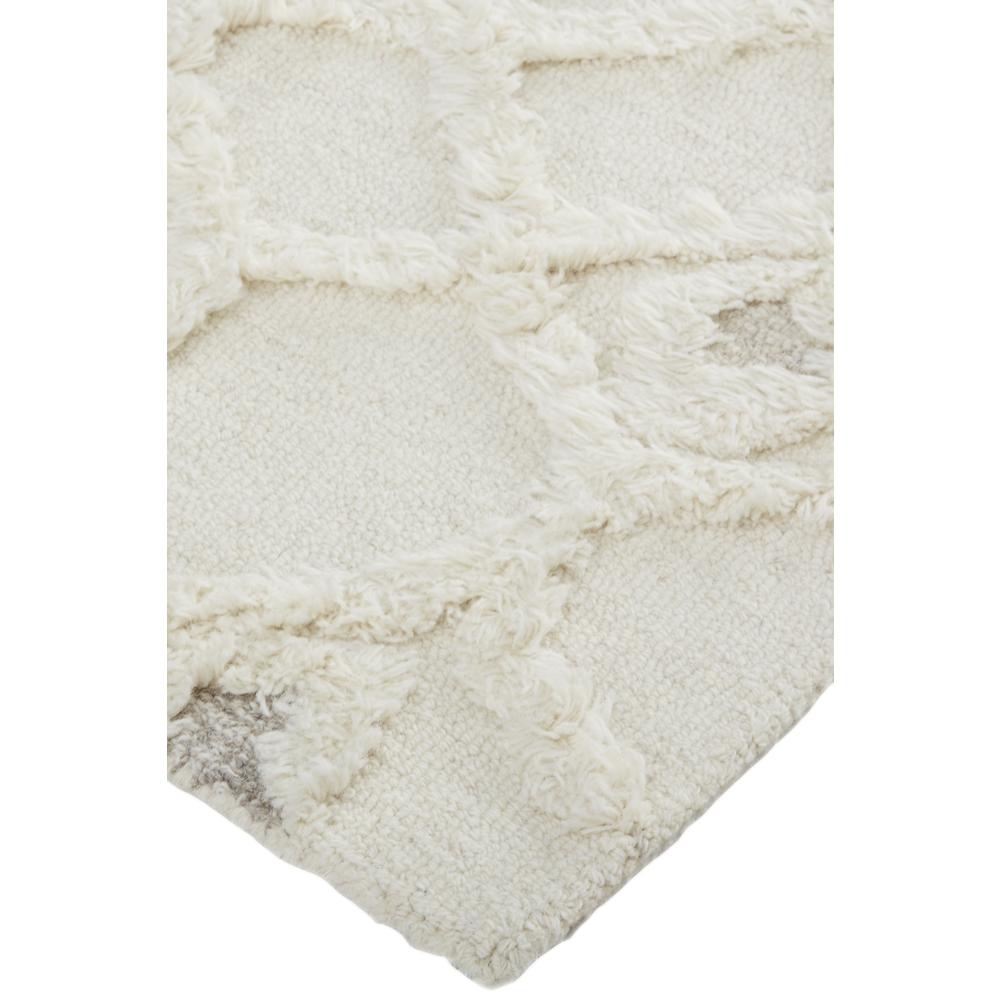 Anica Moroccan Wool Tufted Rug, Diamonds, Ivory/Taupe/Gray, 5ft x 8ft Area Rug, ANC8013FIVY000E10. Picture 3