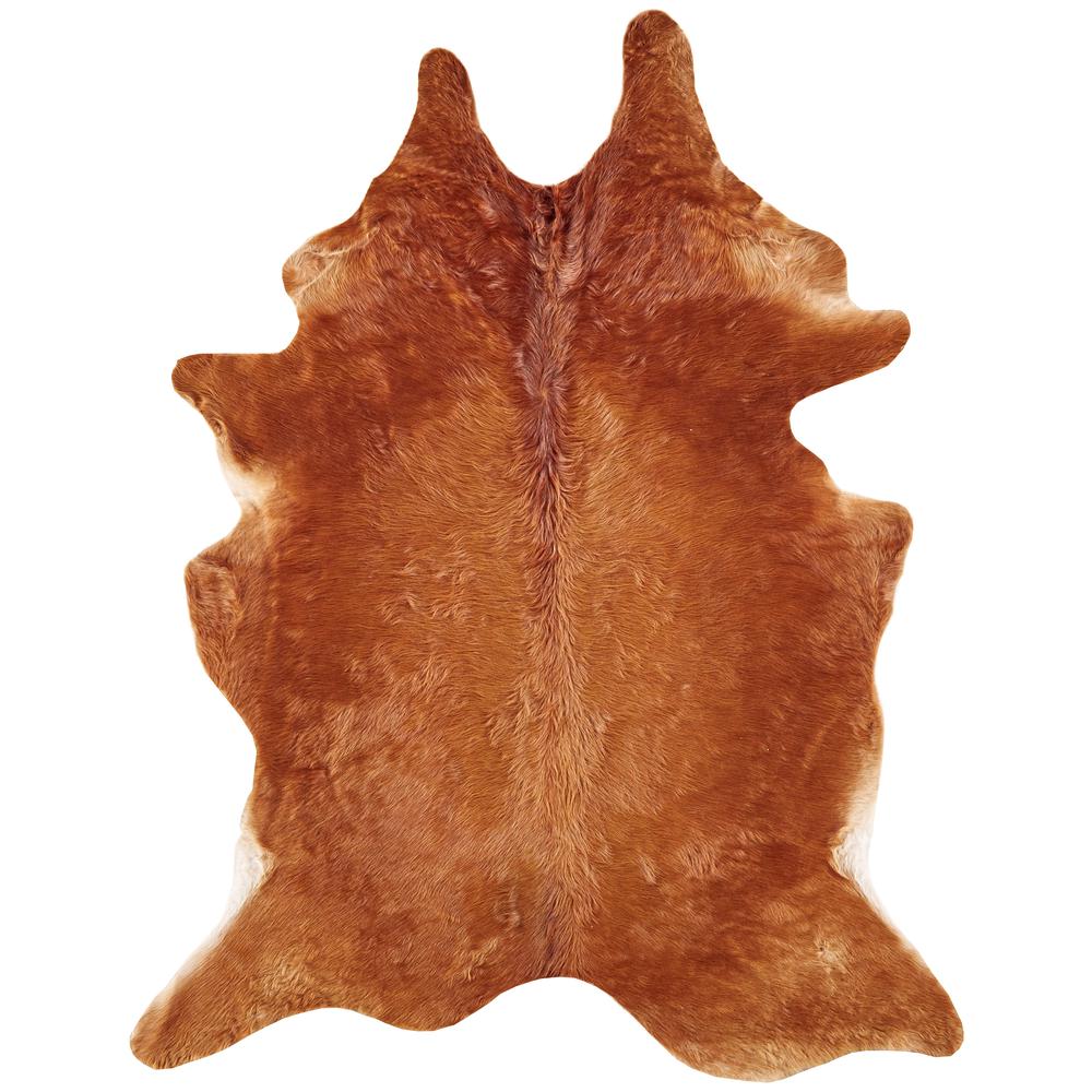Bartlett Premium On-Hair Cowhide, Angus, Tawny Brown, Large, Shaped, ARGCOWHDMBN000Q02. Picture 2