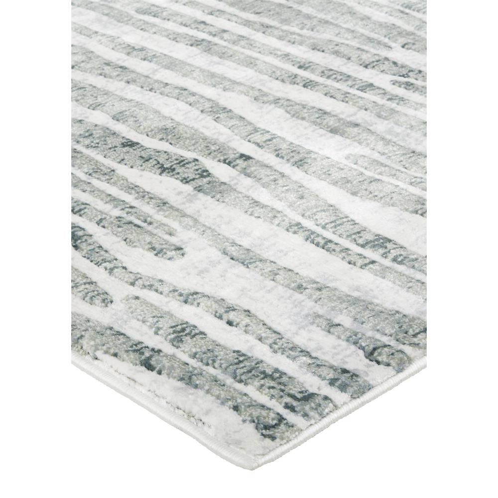 Atwell Contemporary Abstract Rug, Gray/Iceberg Green, 3ft x 10ft, Runner, ATL3218FGRY000I31. Picture 3