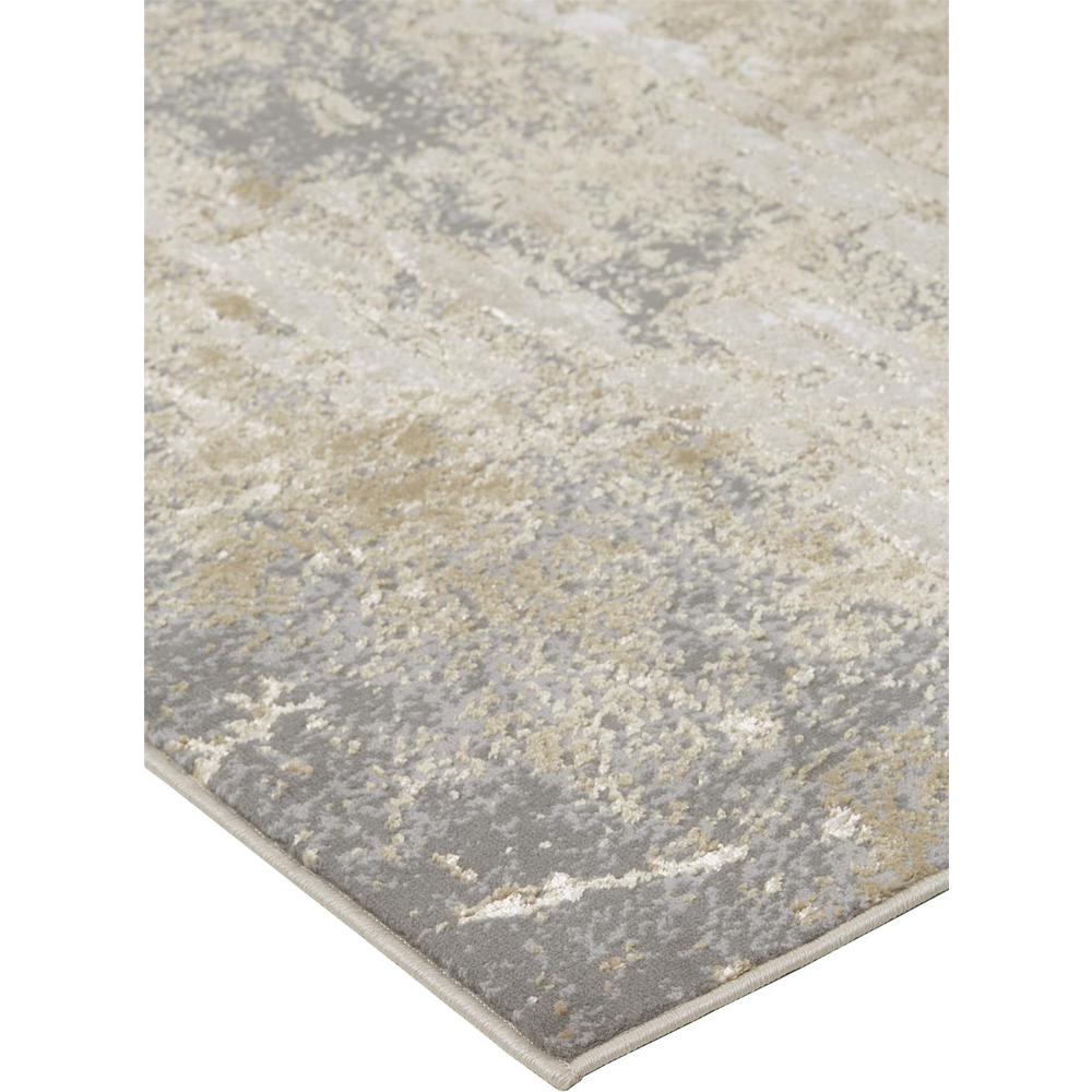 Aura Luxe Modern Rug, Gray/Beige/Gold, 1ft - 8in x 2ft - 10in Accent Rug, AUR3567FBGEGLDP18. Picture 2