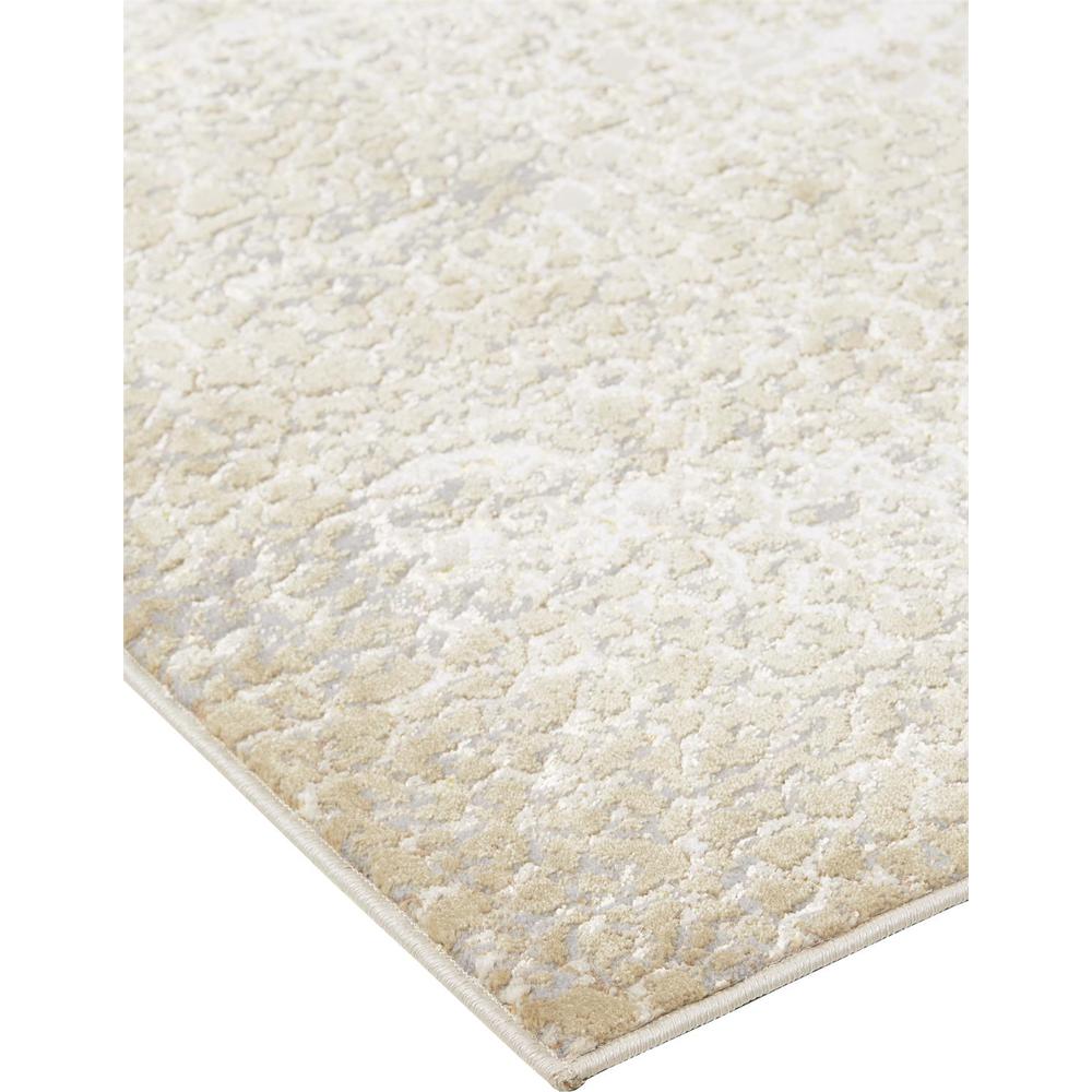 Aura Luxe Modern Rug, Washed Ivory/Gold, 1ft-8in x 2ft-10in Accent Rug, AUR3739FIVYGLDP18. Picture 3