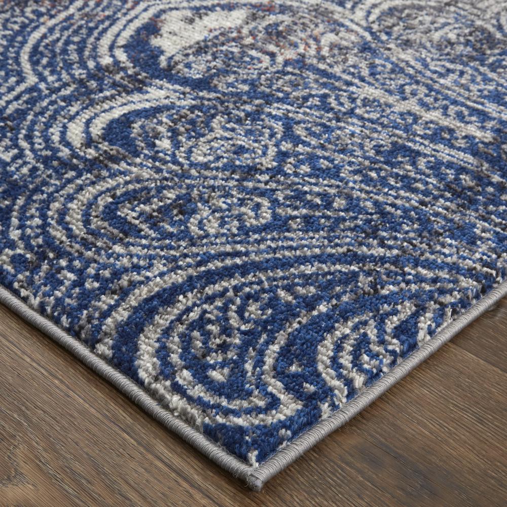 Bellini Bohemian Distressed Area Rug, Distressed Blue/Gray, 6ft-7in x 9ft-6in, I78I39CVGRYBLUF05. Picture 3