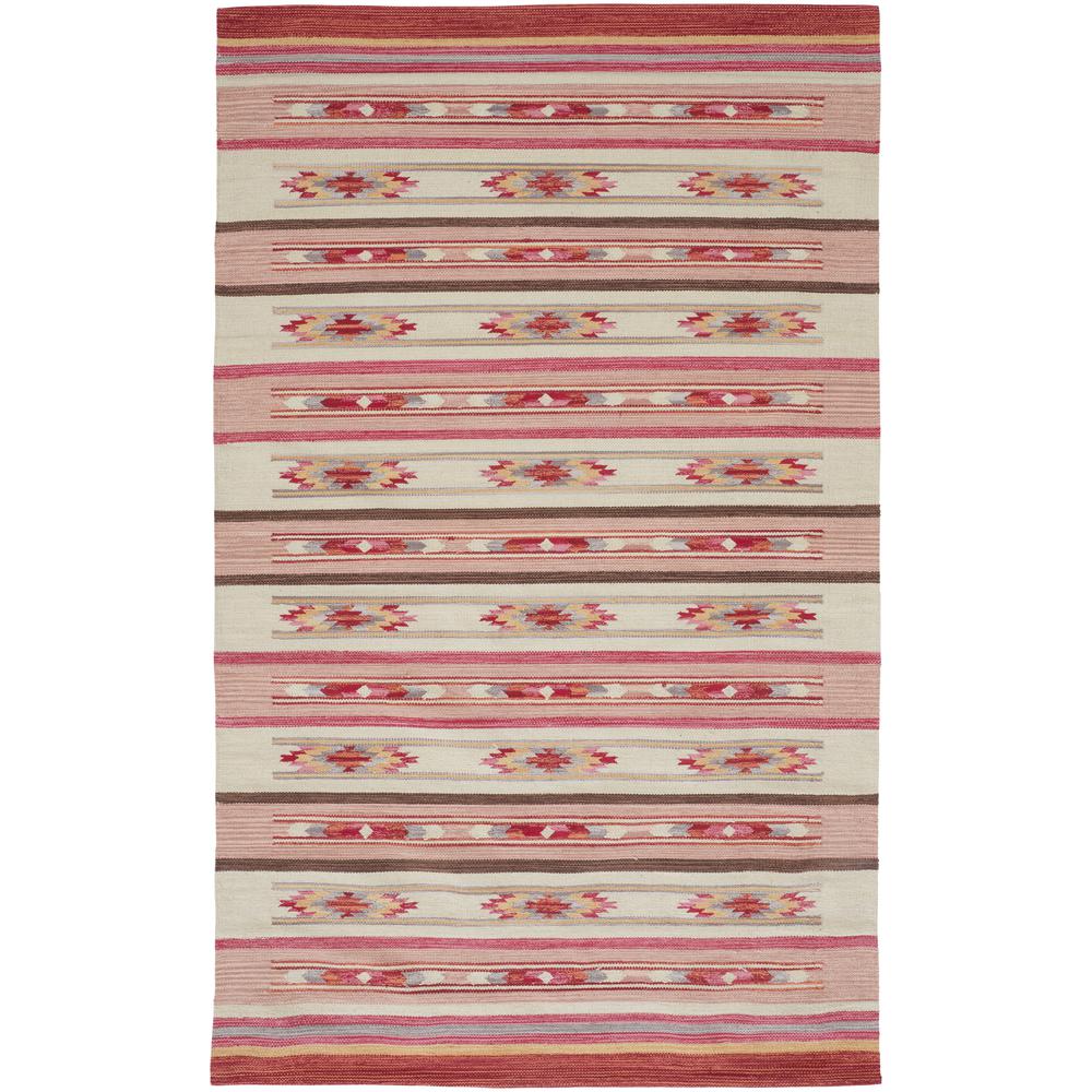Gallvin Navajo Style Ganado Area Rug, Kilim Pattern, Pepper Red, 8ft x 10ft, I99R0759RED000F00. Picture 2