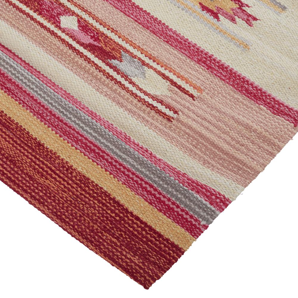 Gallvin Navajo Style Ganado Area Rug, Kilim Pattern, Pepper Red, 8ft x 10ft, I99R0759RED000F00. Picture 3