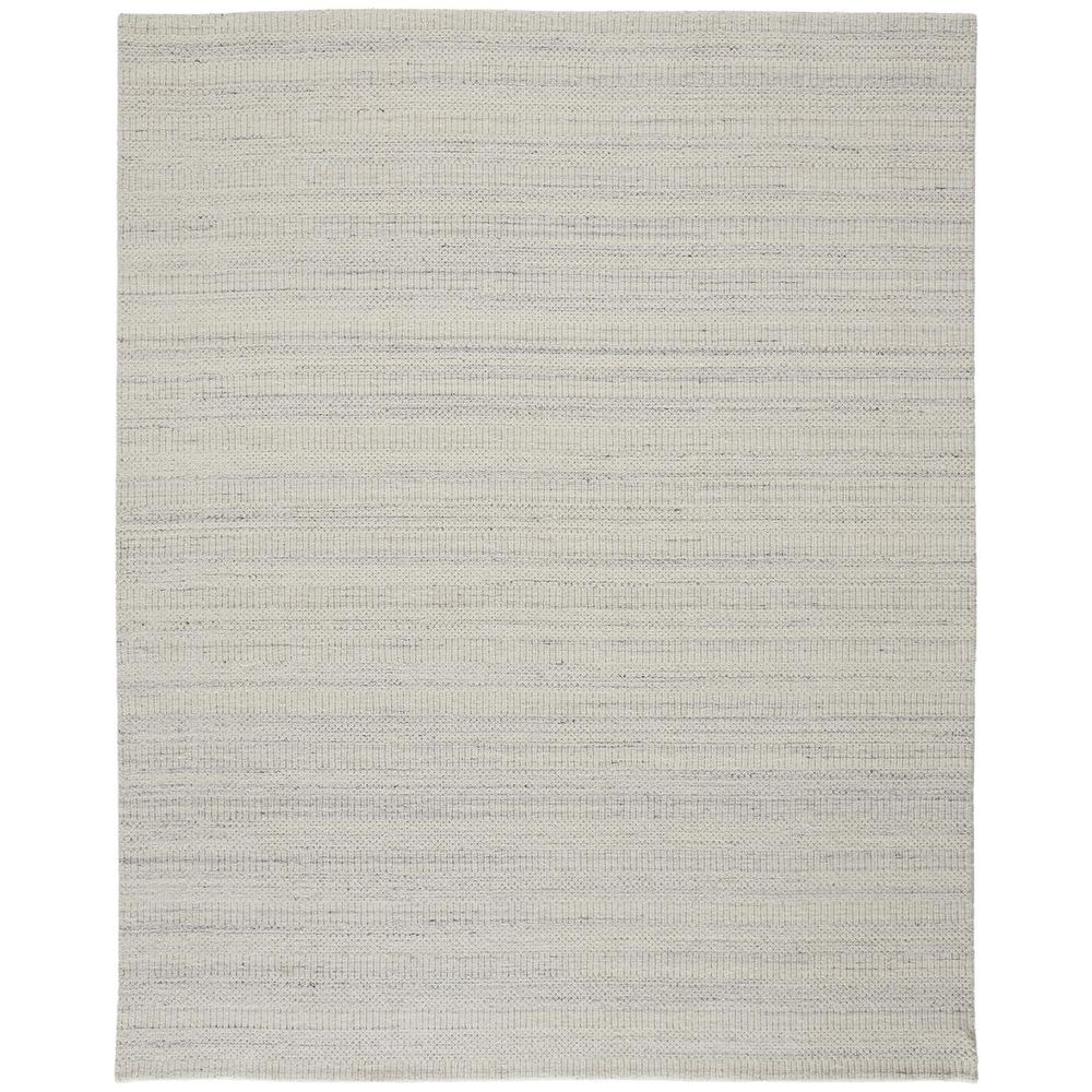 Keaton Handmade Wool Rug, Neutral Stripe, Light Gray, 2ft x 3ft Accent Rug, KTN8018FIVYGRYP00. Picture 2