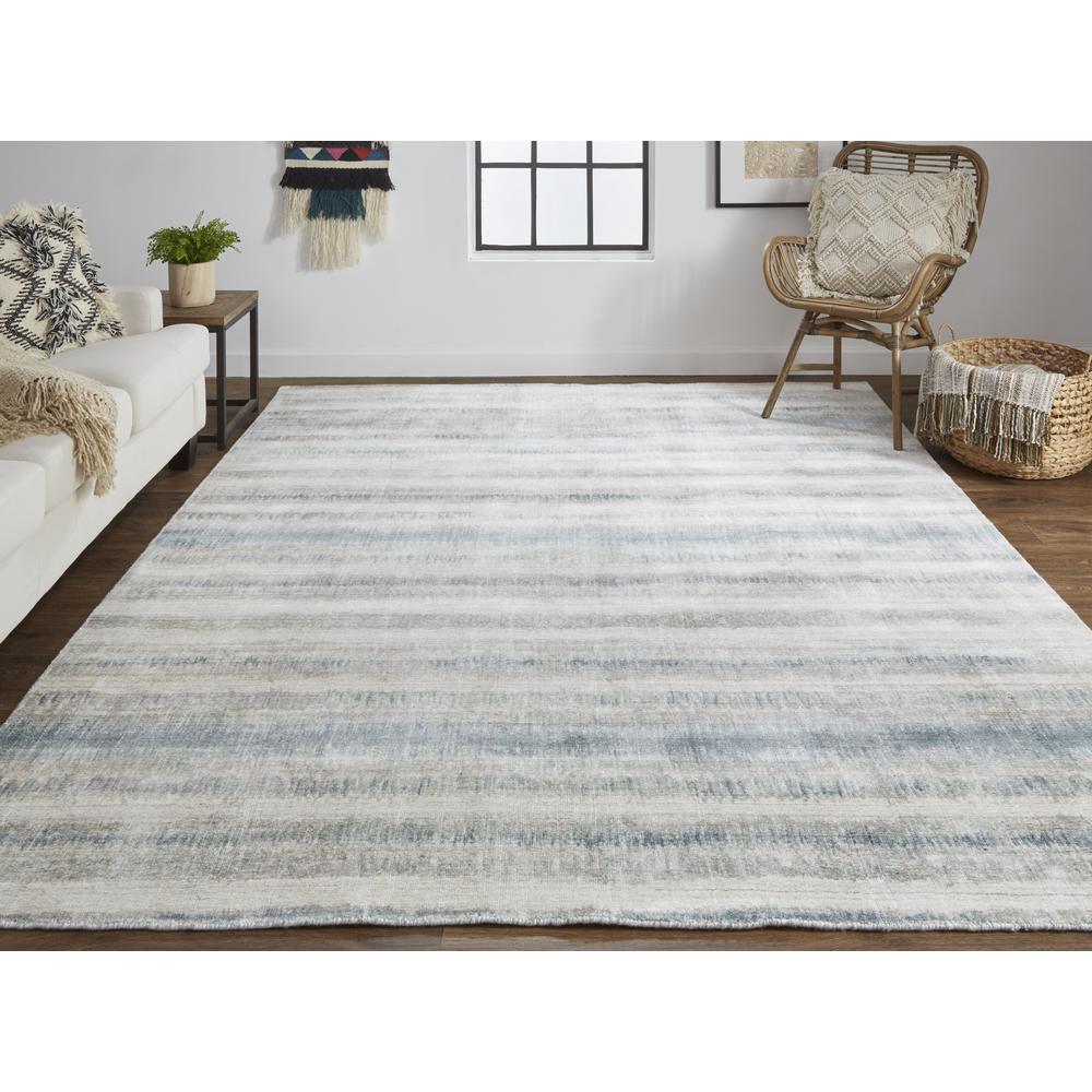 Mackay Handwoven Graident Rug, Aegean Blue/Warm Gray, 5ft x 8ft Area Rug, MKY8824FBLU000E10. Picture 1