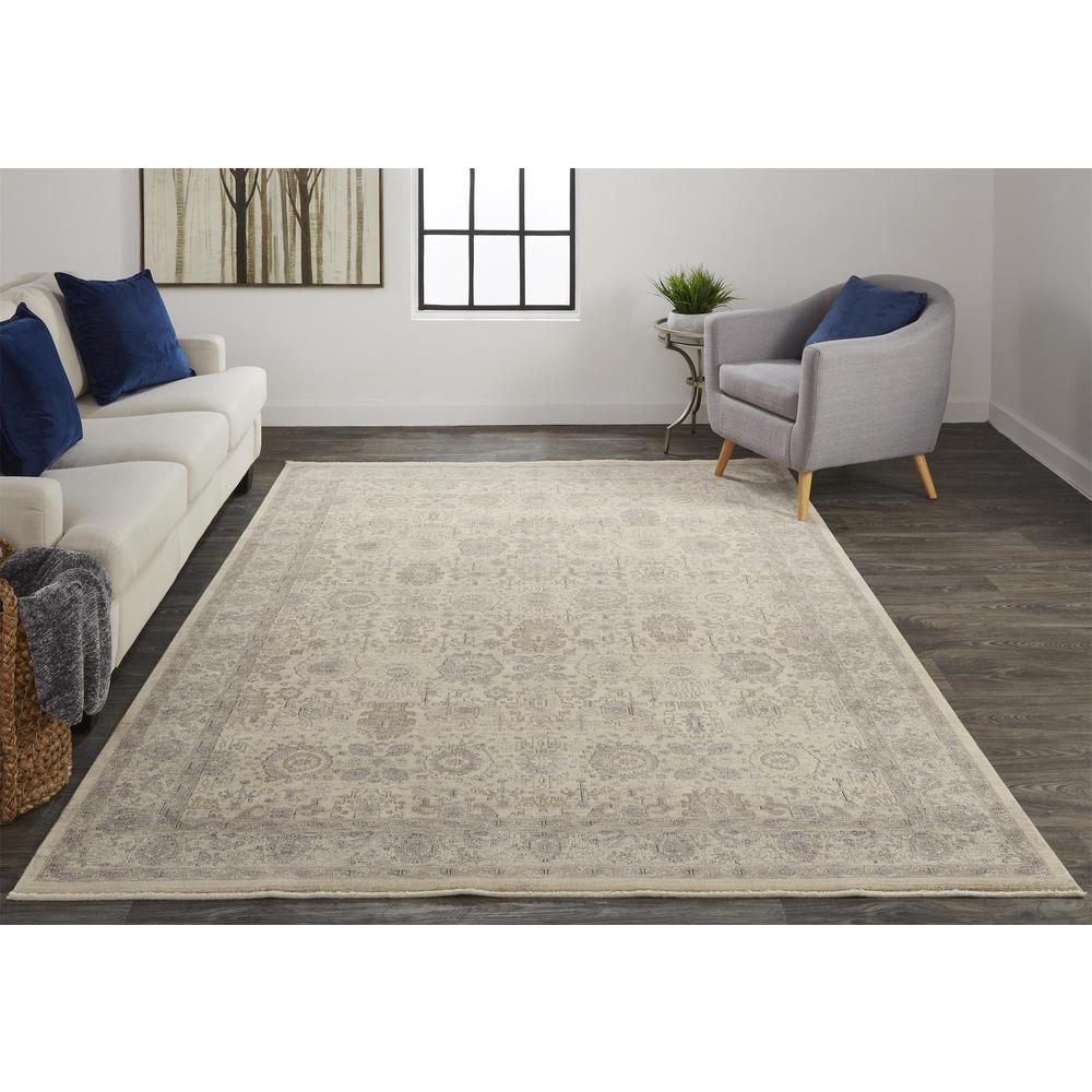 Marquette Rustic Persian Farmhouse Rug, Beige/Warm Gray, 2ft x 3ft Accent Rug, MRQ3776FBGEGRYP00. Picture 1