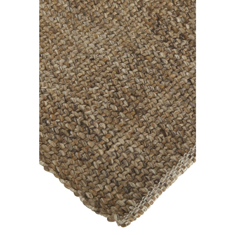 Naples Space Dyed In/Outdoor Flatweave, Tobacco Brown, 8ft x 10ft Area Rug, NAP0751FBRN000F00. Picture 3