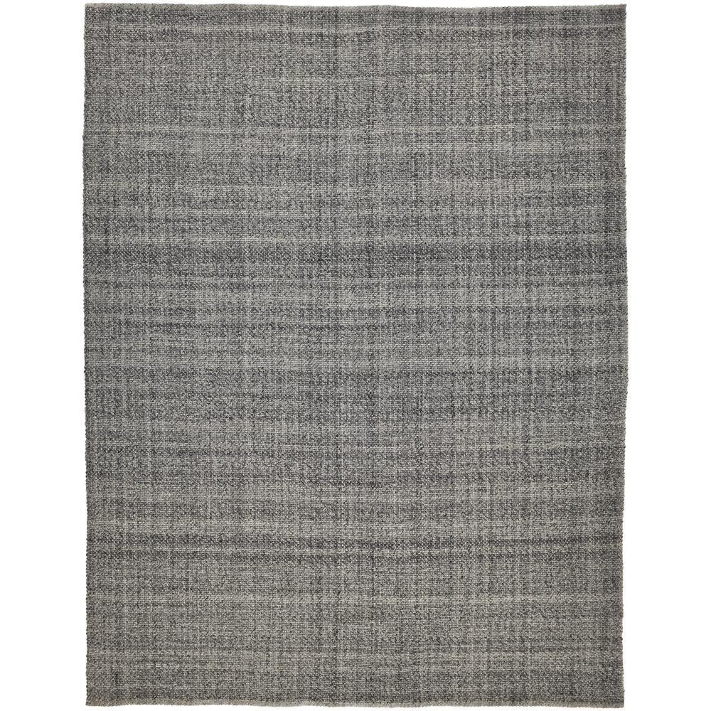 Naples Space Dyed In/Outdoor Flatweave, Charcoal Gray, 8ft x 10ft Area Rug, NAP0751FGRY000F00. Picture 2