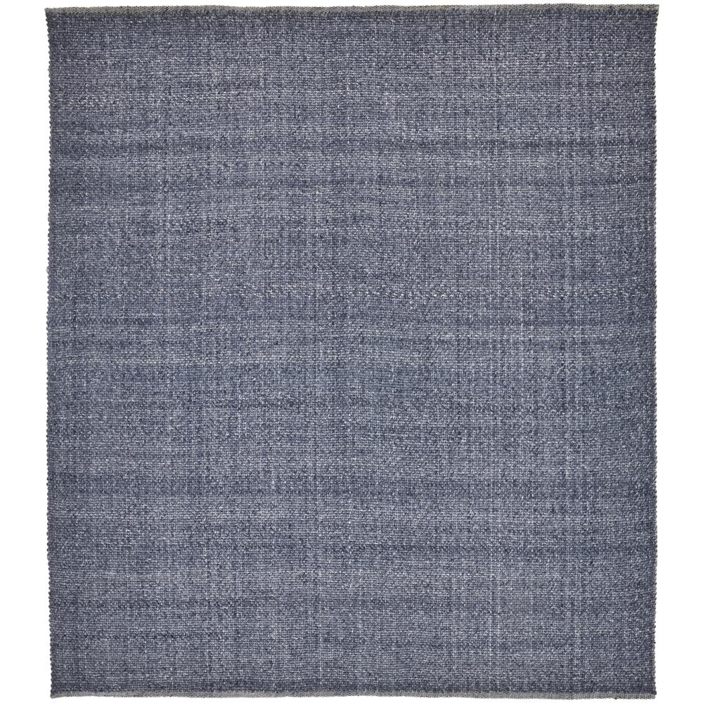 Naples Space Dyed In/Outdoor Flatweave, Navy/Denim Blue, 8ft x 10ft Area Rug, NAP0751FNVY000F00. Picture 2
