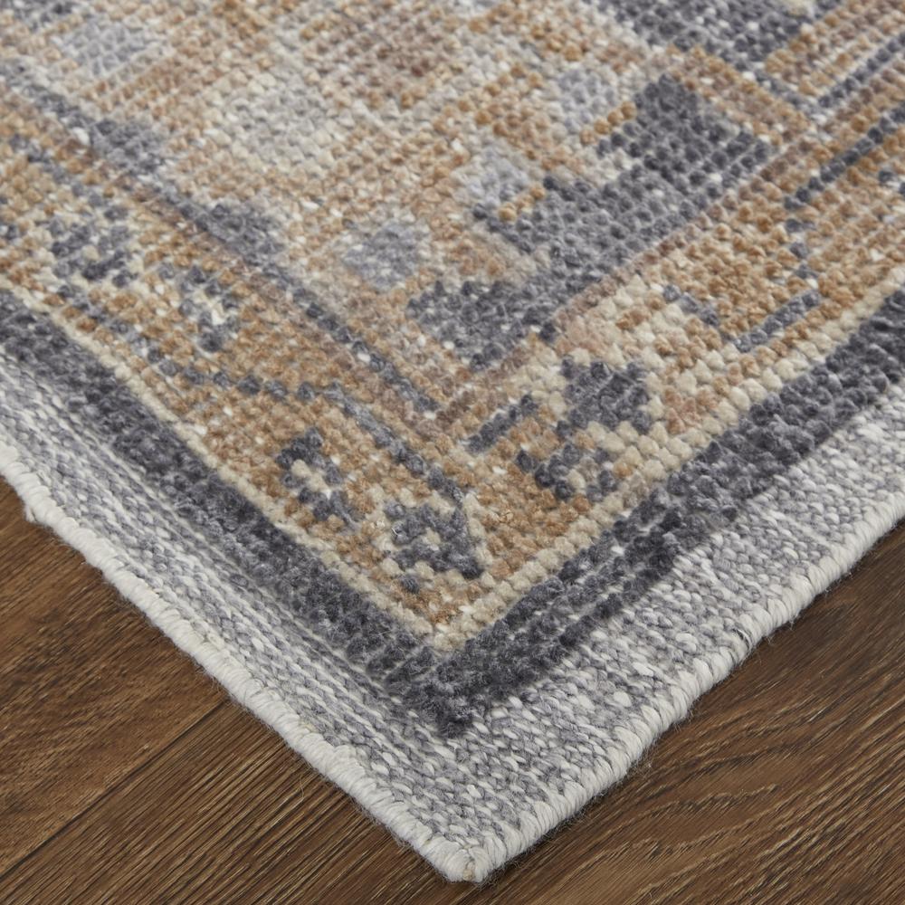 Wendover Eco Friendly PET Oushak Rug, Stone Blue/Apricot Tan, 5ft x 8ft Area Rug, WND6842FCHL000E10. Picture 3