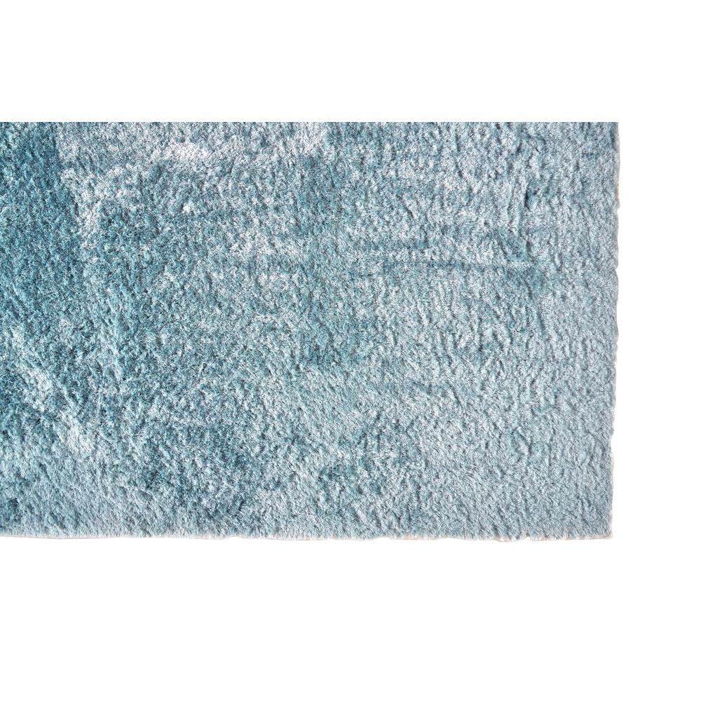 Indochine Plush Shag Rug with Metallic Sheen, Light Aqua Blue, 9ft x 12ft Area Rug, 4944550FLAQ000G00. Picture 3