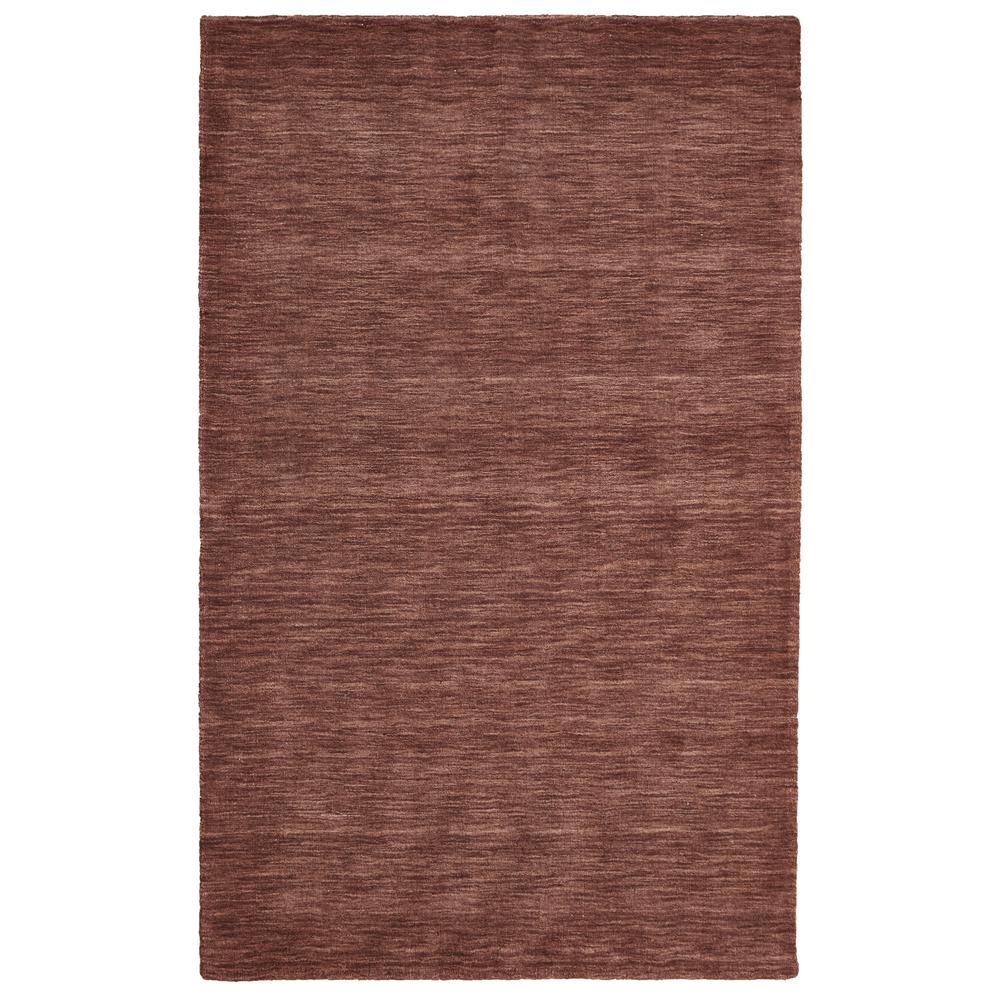 Luna Hand Woven Marled Wool Rug, Rust/Red-Orange, 5ft x 8ft Area Rug, 5798049FRST000E10. Picture 2