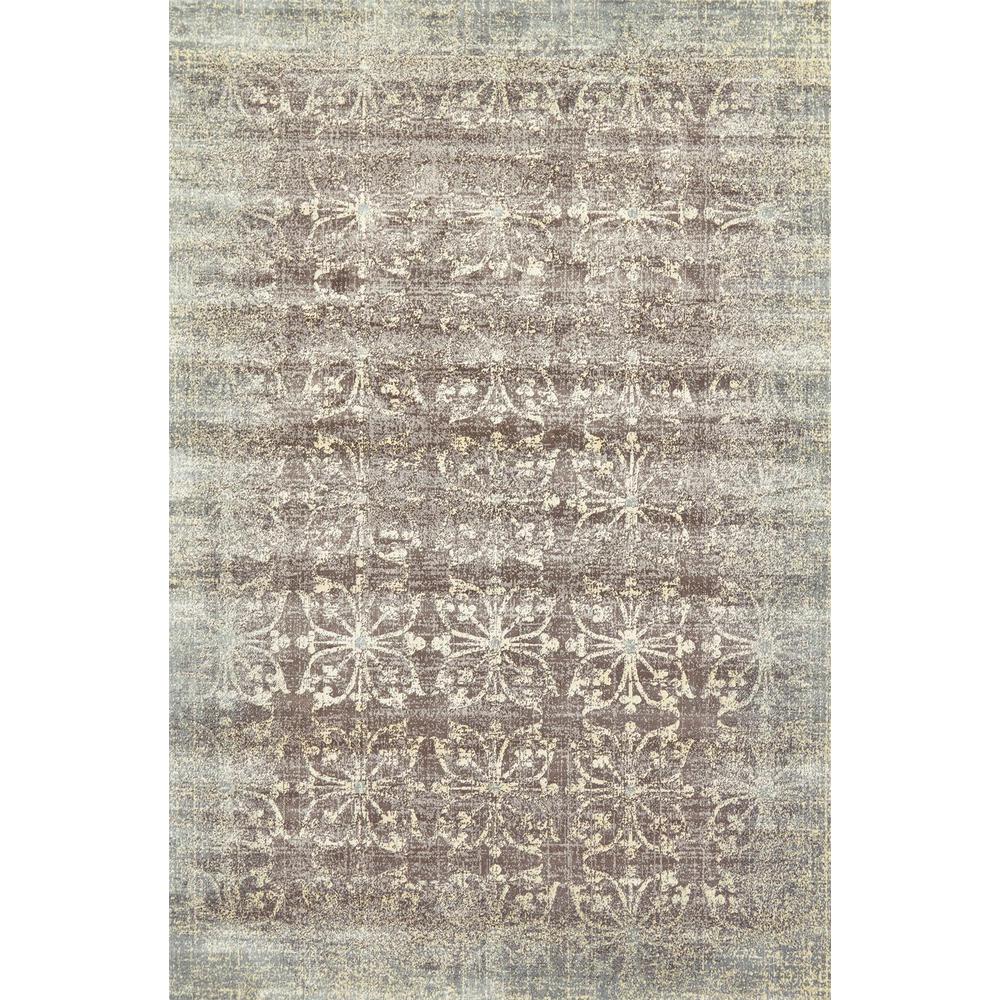 Fiona Distressed Ornamental Rug, Gray/Rose Brown, 5ft x 7ft-6in Area Rug, 6223267FSMK000E70. Picture 2