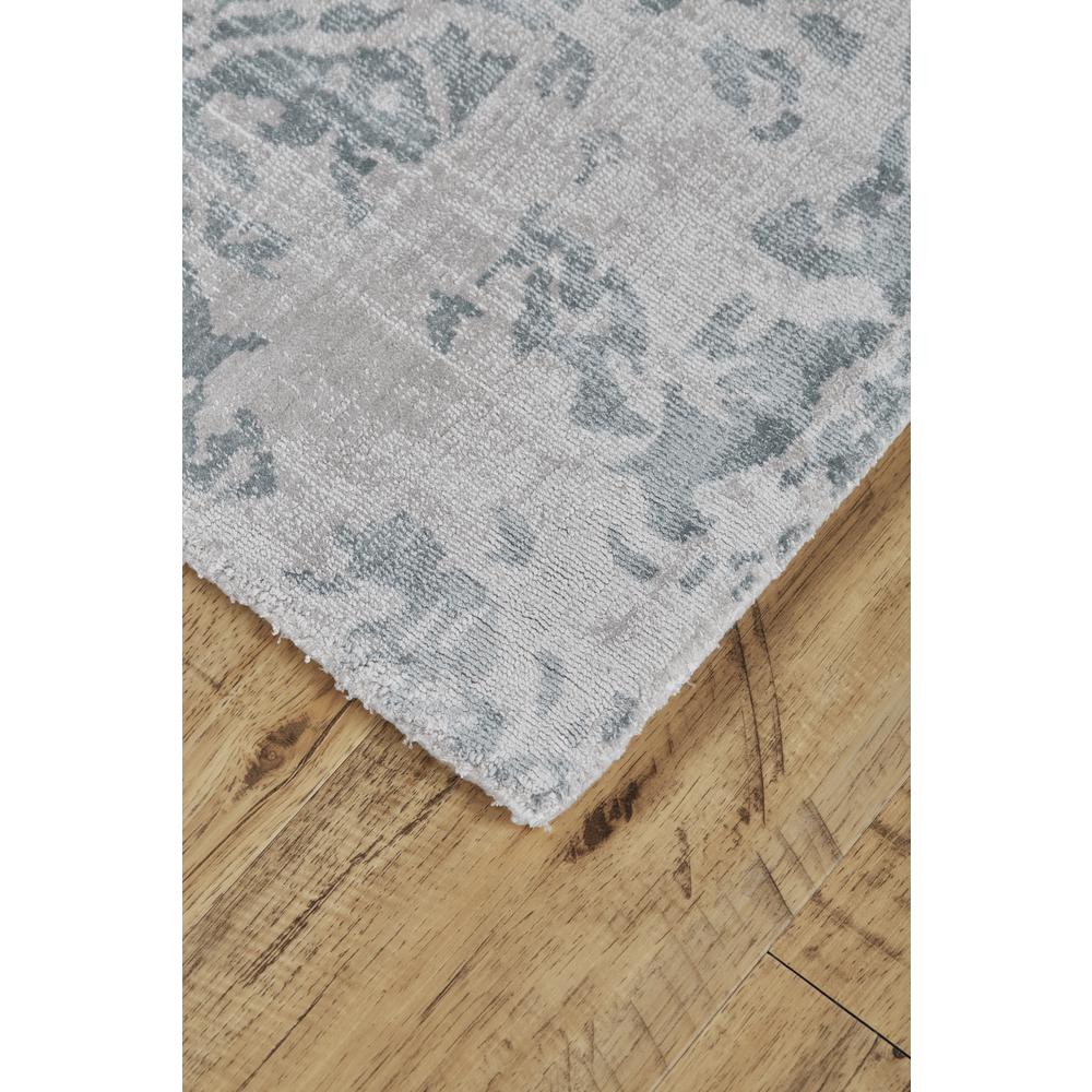 Nadia Distressed Damask Rug, Blue/Gray Mist, 5ft x 8ft Area Rug, 6678383FICE000E10. Picture 3
