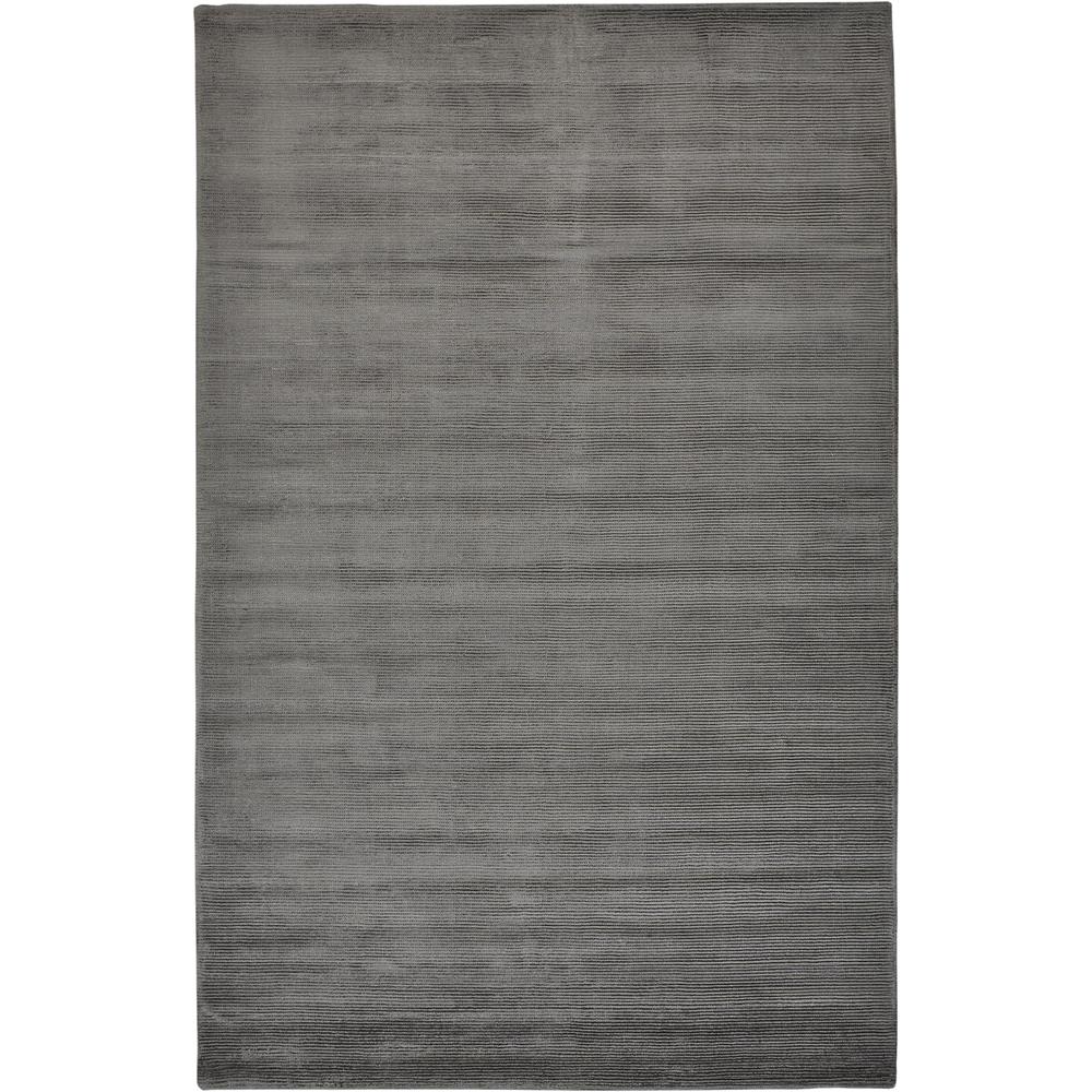 Batisse Plush Viscose Hand Loomed Rug, Charcoal Gray, 5ft x 8ft Area Rug, 6698717FCHL000E10. Picture 2