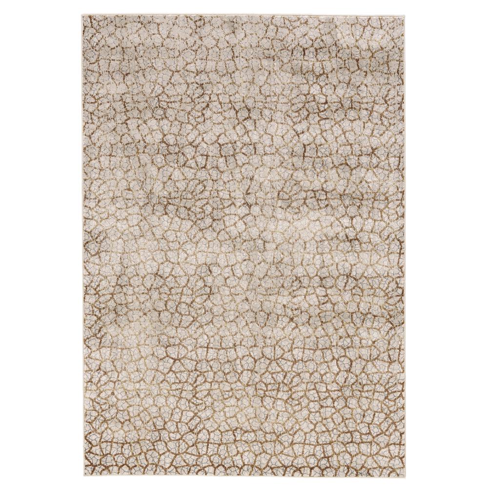 Cannes Lustrous Textured Rug, Light Gray/Honey Gold, 5ft x 8ft Area Rug, 6723694FLGYBRNE10. Picture 1