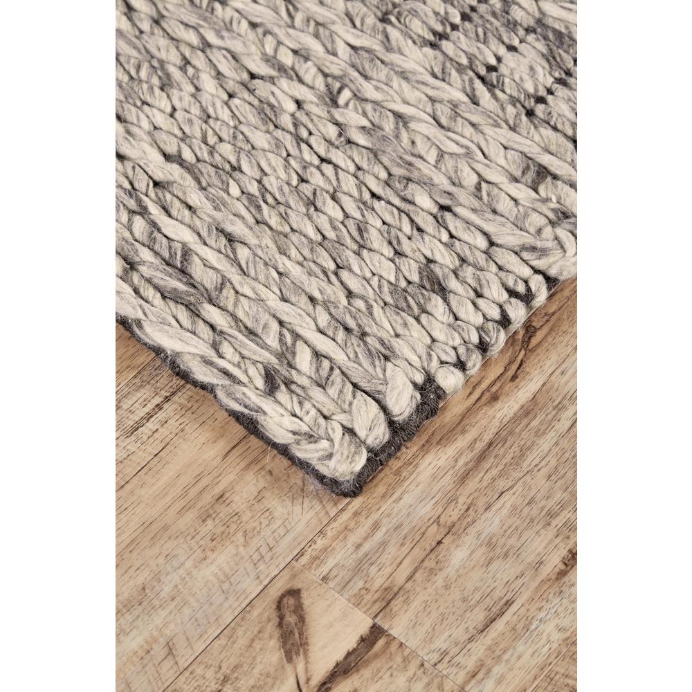 Berkeley Modern Eco-Friendly Bouclé Rug, Ivory/Warm Gray, 5ft x 8ft Area Rug, 6790737FOAT000E10. Picture 3