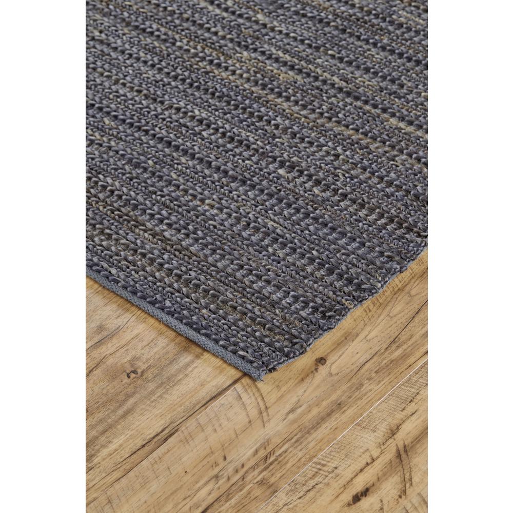 Kaelani Natural Handmade Area Rug, Solid Color, Midnight Blue/Brown, 5ft x 8ft, 6850769FONX000E10. Picture 2