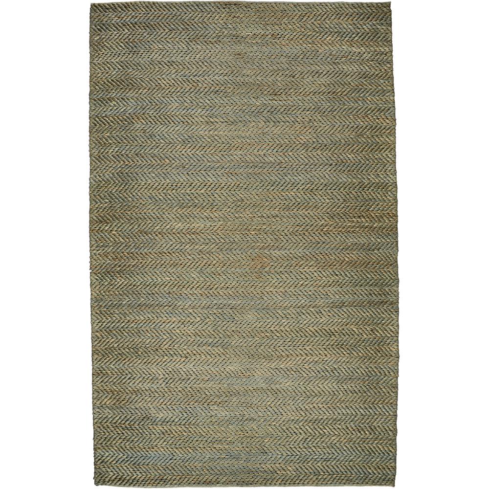 Kaelani Natural Handmade Area Rug, Solid Color, Ice Green/Tan, 8ft x 11ft, 6850770FTEL000G99. Picture 2