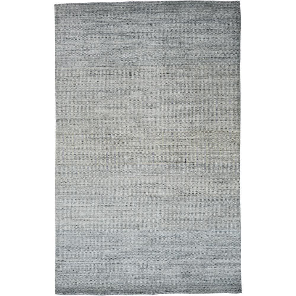Milan Ombre Striped Rug, Misty Blue/Gray, 5ft x 8ft Area Rug, 7346488FGRYHAZE10. Picture 2