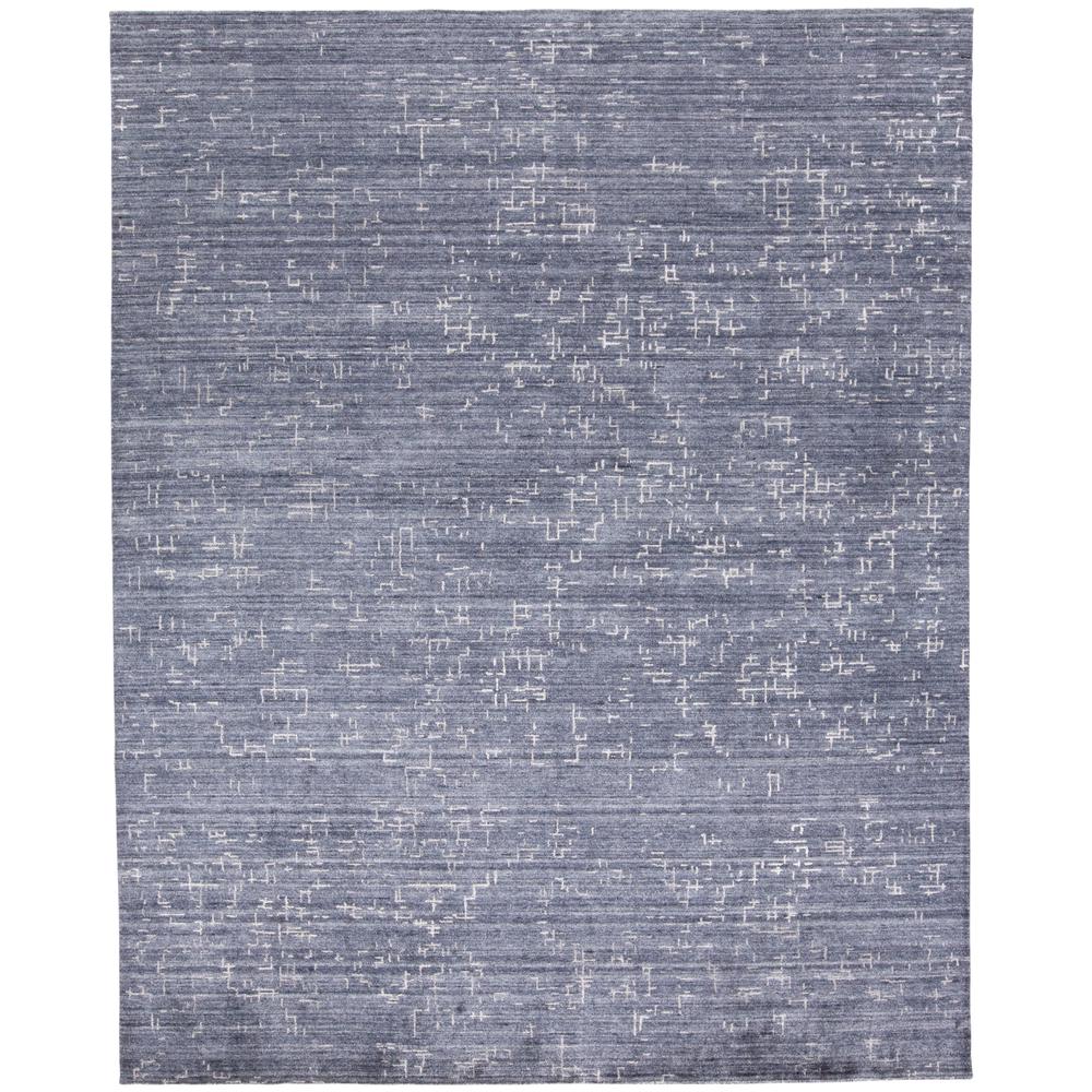 Lennox Modern Abstract Minimalist Rug, Navy Blue, 5ft x 8ft Area Rug, 8028694FNVY000E10. Picture 2