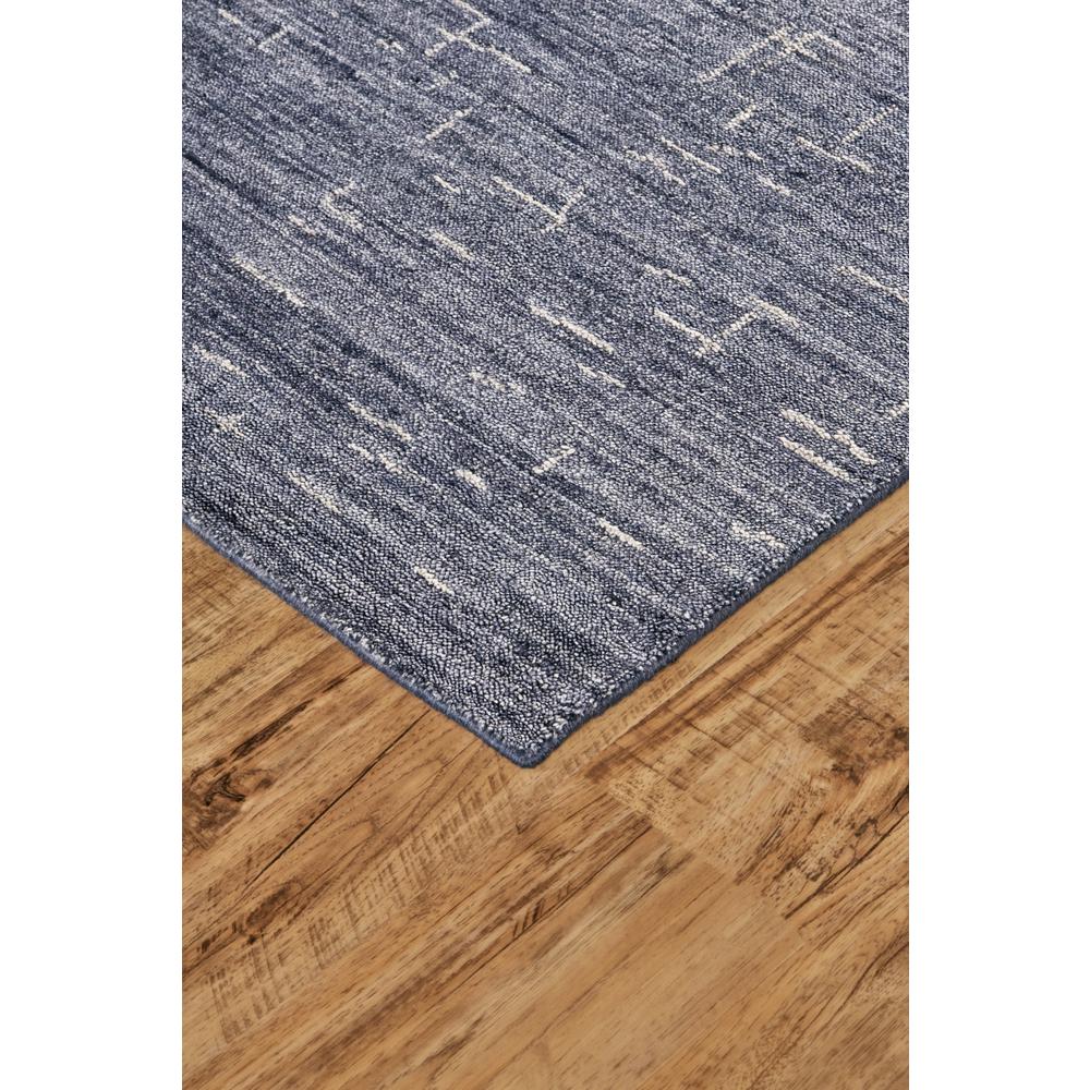 Lennox Modern Abstract Minimalist Rug, Navy Blue, 5ft x 8ft Area Rug, 8028694FNVY000E10. Picture 3