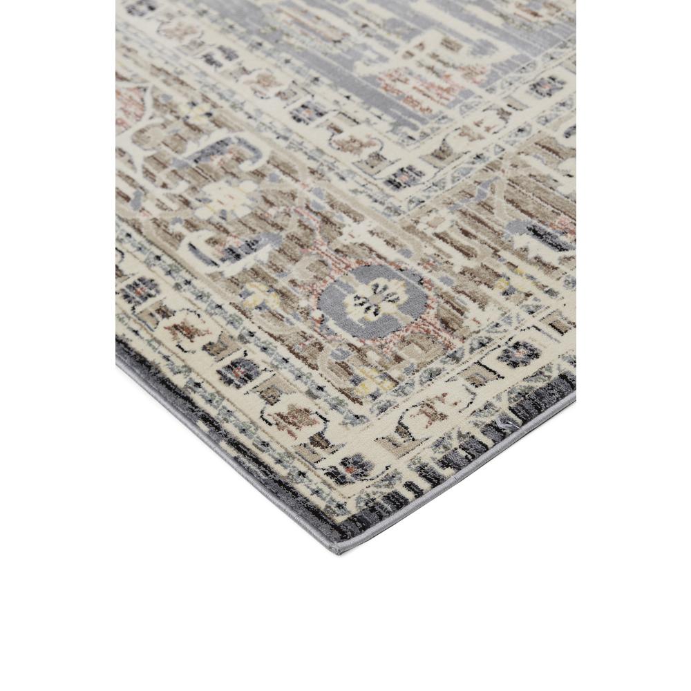 Grayson Gabbeh Style Kilim Rug, Natural Tan/Gray, 3ft-11in x 5ft-5in Accent Rug, 8563914FGRY000C84. Picture 3