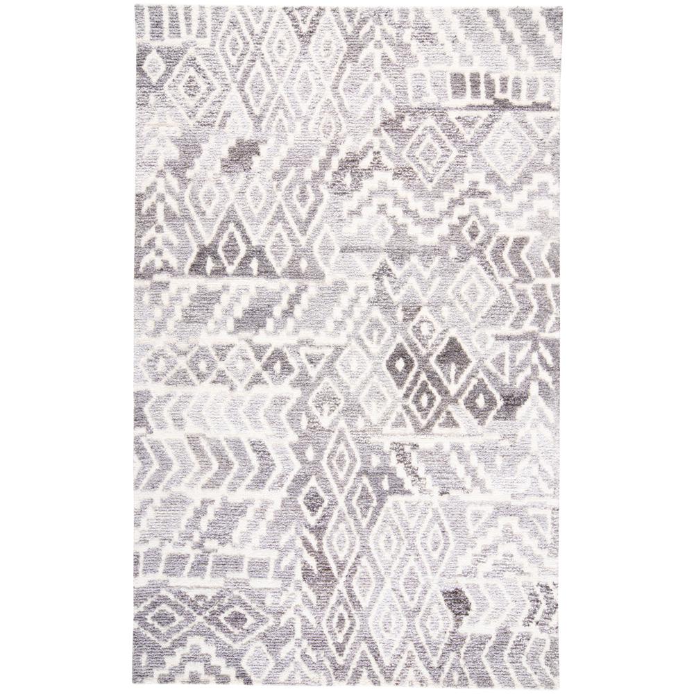 Asher Lustrous Distressed Wool Accent Rug, Vapor Gray/White, 3ft-6in x 5ft-6in, 8638771FTPENATC50. Picture 2