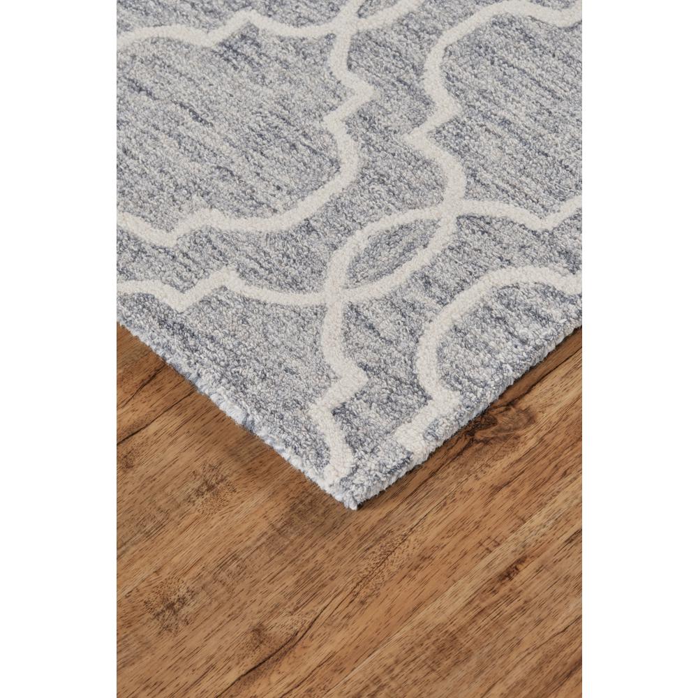 Belfort Modern Moroccan Trellis Rug, Charcoal Gray/Ivory, 8ft x 10ft Area Rug, 8698775FGRYIVYF00. Picture 3