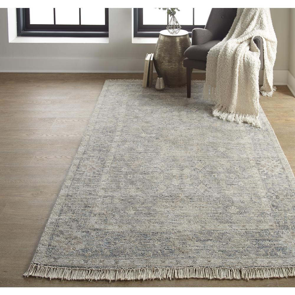 Caldwell Vintage Space Dyed Wool Rug, Latte Tan/Gray, 7ft-6in x 9ft-6in Area Rug, 8798799FGRY000F50. Picture 1