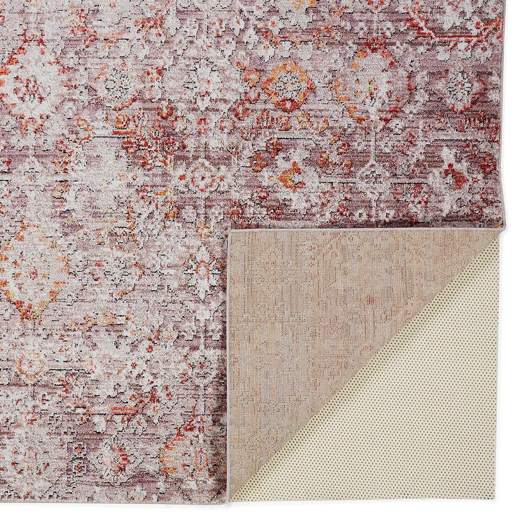 Armant Bohemian Space-dyed Ornamental Accent Rug, Pink/Gray, 4ft x 5ft - 9in, 8803946FPNKGRYC01. Picture 3