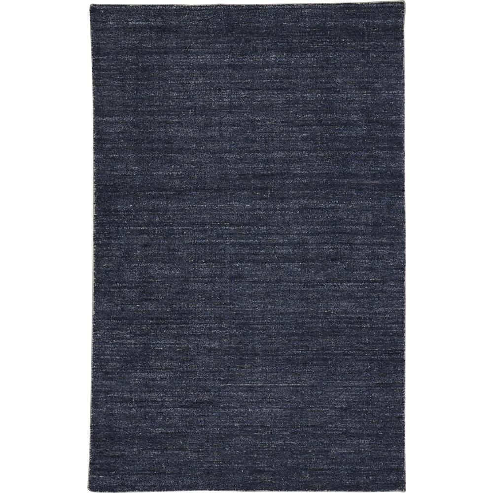 Delino Premium Contemporary Wool Rug, Navy Blue, 5ft x 8ft Area Rug, 8886701FNVY000E10. Picture 2