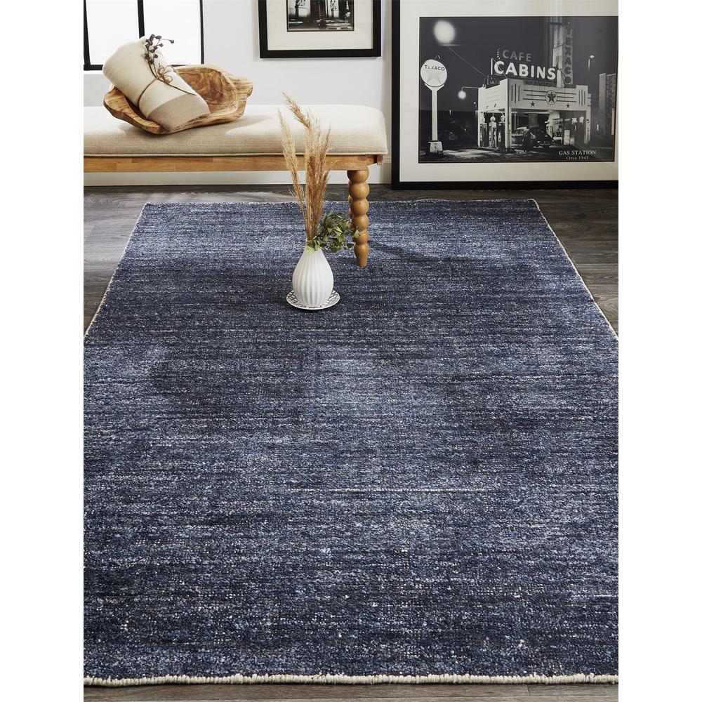 Delino Premium Contemporary Wool Rug, Navy Blue, 5ft x 8ft Area Rug, 8886701FNVY000E10. Picture 1