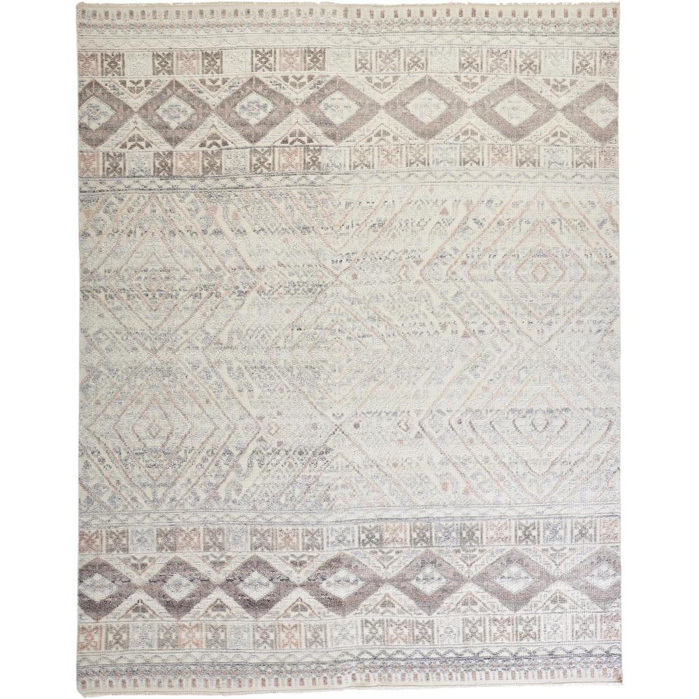 Payton Nomadic Diaimond Pattern, Ivory/Light Peach, 3ft-6in x 5ft-6in, 9806495FBLHIVYC50. Picture 2
