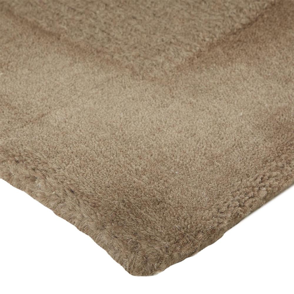 Hilson Eco-Friendly Handmade Wool Rug, Brown/Olive, 8ft x 10ft Area Rug, I46R8016BRN000F00. Picture 3