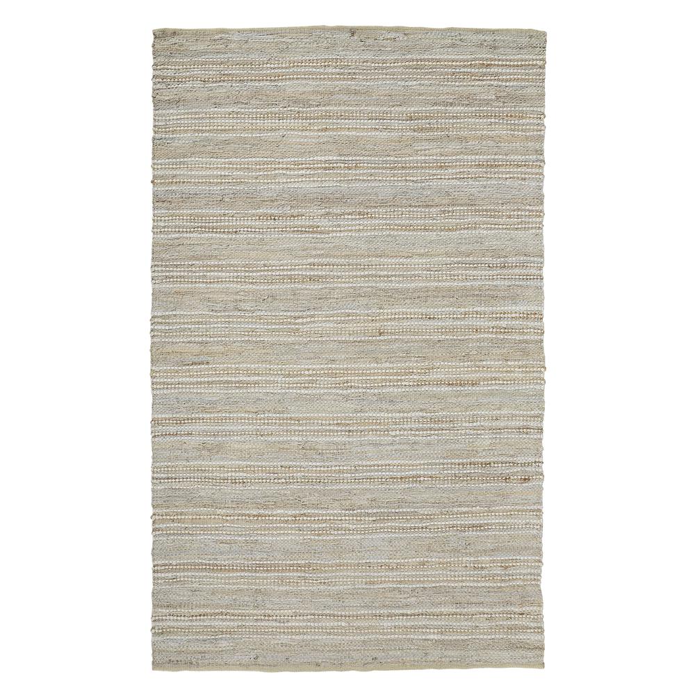 Breckin Ii Woven Leather/Cotton Rug, Beige/Tan/Taupe, 8ft x 10ft Area Rug, I63R0761BGE000F00. Picture 1