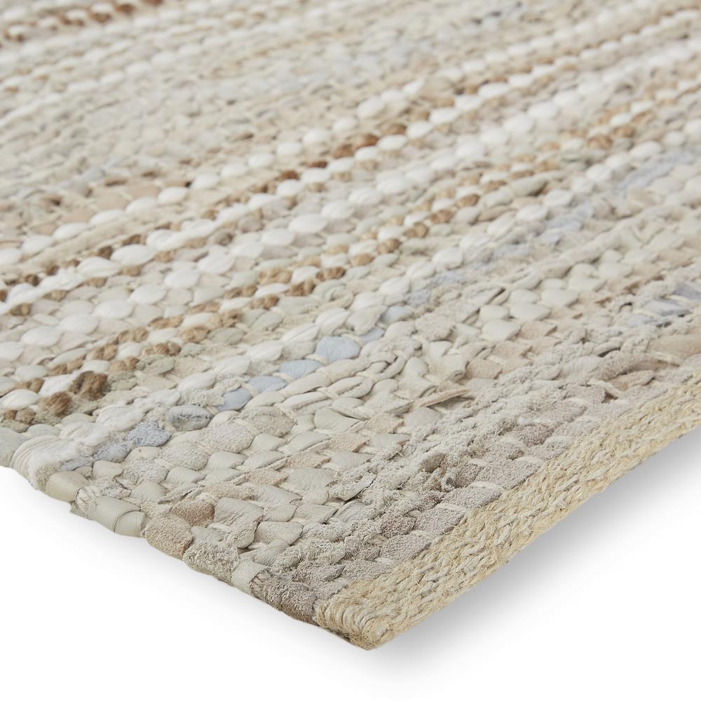 Breckin Ii Woven Leather/Cotton Rug, Beige/Tan/Taupe, 8ft x 10ft Area Rug, I63R0761BGE000F00. Picture 2