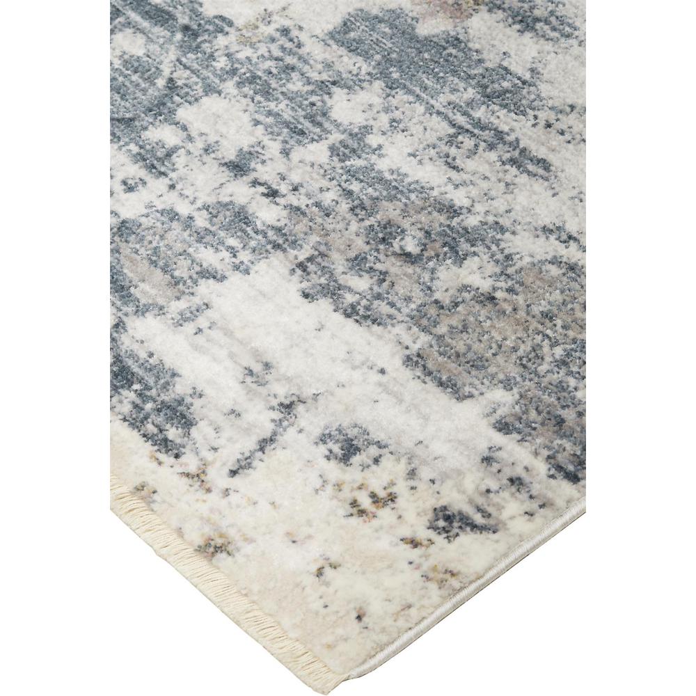Kyra Abstract Watercolor Rug, Indigo/Sun Peach, 3ft-6in x 5ft-6in Accent Rug, KYR3859FBLUBGEC50. Picture 3