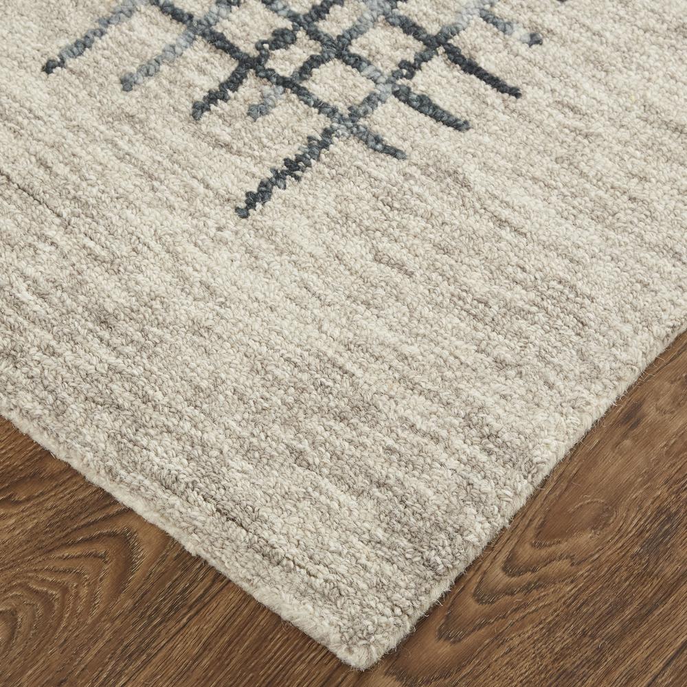 Maddox Modern Tufted Architectural Rug, Light Taupe/Graphite Gray, 8ft x 10ft, MDX8630FGRYCHLF00. Picture 3